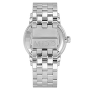 Mido Baroncelli II Automatic White Dial Silver Steel Strap Watch For Men - M8600.4.26.1