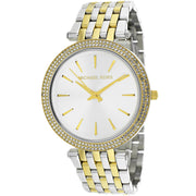 Michael Kors Darci Silver Dial Two Tone Steel Strap Watch for Women - MK3215