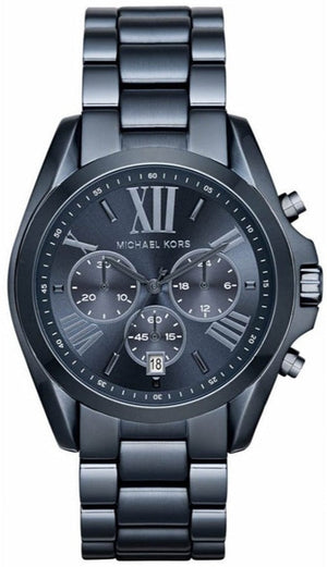 Michael Kors Bradshaw Blue Dial Blue Steel Strap Watch for Men - MK6248