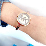 Michael Kors Blakley Crystals Rose Gold Dial Rose Gold Steel Strap Watch for Women - MK3631