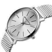 Michael Kors Pyper Quartz White Dial Silver Mesh Strap Watch for Women - MK4338