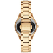 Michael Kors Tibby Three-Hand Glitz Gold Dial Gold Steel Strap Watch for Women - MK4575