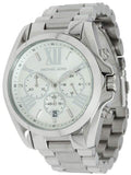 Michael Kors Bradshaw Chronograph Silver Dial Silver Steel Strap Watch for Men - MK5535