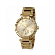 Michael Kors Skylar Gold Dial Gold Steel Strap Watch for Women - MK5867