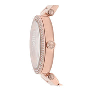 Michael Kors Parker Quartz Rose Gold Dial Rose Gold Steel Strap Watch For Women - MK6660