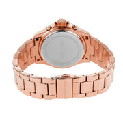 Michael Kors Everest Chronograph Crystals Rose Gold Dial Rose Gold Steel Strap Watch For Women - MK7235