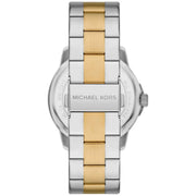 Michael Kors Analog Silver Dial Two Tone Steel Strap Watch For Women - MK7319