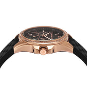 Michael Kors Mini Pilot Black Dial Black Silicone Strap Watch For Women - MK7373