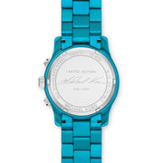 Michael Kors Runway Limited Edition Blue Dial Blue Steel Strap Watch for Women - MK7479LE
