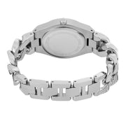 Michael Kors Lennox Pave Three-Hand Crystals Silver Dial Silver Steel Strap Watch for Women - MK7488
