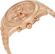 Michael Kors Lexington Rose Gold Dial Rose Gold Steel Strap Watch for Men - MK8319