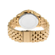 Michael Kors Cunningham Chronograph Gold Dial Gold Steel Strap Watch For Men - MK8963