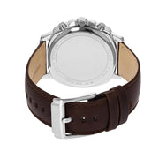 Michael Kors Sullivan Quartz Blue Dial Brown Leather Strap Watch For Men - MK8996