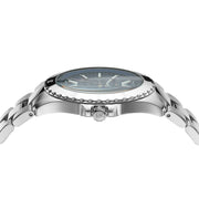 Michael Kors Everest Three-Hand Blue Dial Silver Steel Strap Watch For Men - MK9079