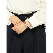 Emporio Armani Giola White Mother of Pearl Dial Rose Gold Steel Strap Watch For Women - AR11147