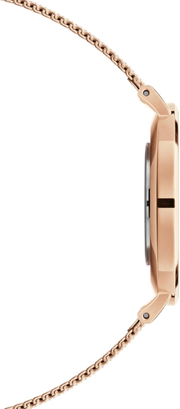 Daniel Wellington Petite Rose Gold Dial Rose Gold Mesh Bracelet Watch For Women - DW00100470