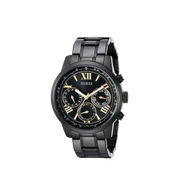 Guess Classic Multi-Function Black Dial Black Steel Strap Watch For Women - W0330L15