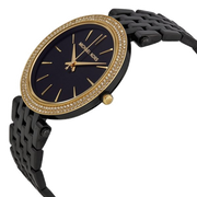 Michael Kors Darci Black Dial Black Steel Strap Watch for Women - MK3322