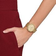Michael Kors Parker Gold Dial Gold Steel Strap Watch for Women - MK5354