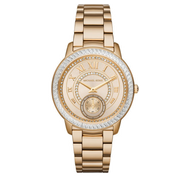 Michael Kors Madelyn Quartz Gold Dial Gold Steel Strap Watch For Women - MK6287