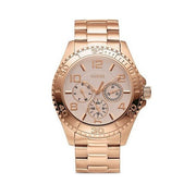 Guess BFF Multifunction Rose Gold Dial Rose Gold Steel Strap Watch for Women - W0231L4