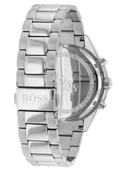 Hugo Boss Talent Chronograph Blue Dial Silver Steel Strap Watch for Men - 1513582