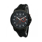 Maserati SFIDA Chronograph Quartz Stainless Steel Black Dial Watch For Men - R8851123007