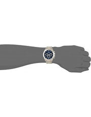 Hugo Boss Ikon Chronograph Blue Dial Silver Steel Strap Watch for Men - 1512963