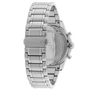 Hugo Boss Aeroliner Chronograph Blue Dial Silver Steel Strap Watch for Men - 1513183