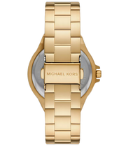Michael Kors Lennox Gold Dial Gold Steel Strap Watch For Women - MK1062