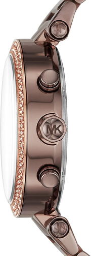 Michael Kors Parker Analog Quartz Brown Dial Brown Steel Strap Watch For Women - MK6378
