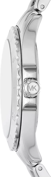 Michael Kors Everest Three-Hand Blue Dial Silver Steel Strap Watch For Men - MK9079