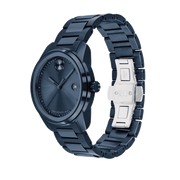 Movado Bold Verso Blue Dial Blue Steel Strap Watch for Men - 3600862
