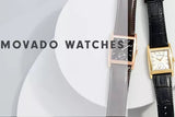 Movado Heritage Mother of Pearl White Dial Black Leather Strap Watch For Women - 3650050