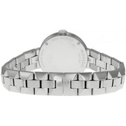 Movado Sapphire Diamonds Silver Dial Silver Steel Strap Watch For Women - 606814
