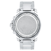 Movado Series 800 Chronograph Black Dial Silver Steel Strap Watch For Men - 2600142