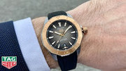 Tag Heuer Aquaracer Professional 200 Automatic Black Dial Black Rubber Strap Watch for Men - WBP2151.FT6199