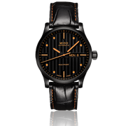 Mido Multifort Automatic Special Edition Black Dial Black Leather Strap Watch For Men - M005.430.36.051.80