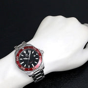 Tag Heuer Aquaracer Black Dial Silver Steel Strap Watch for Men - WAY101B.BA0746