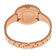 Swarovski Crystalline Bracelet White Dial Rose Gold Steel Strap Watch for Women - 5269250