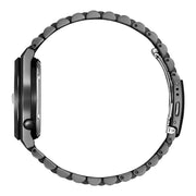 Citizen Tsuyosa Automatic Camouflage Black Dial Black Steel Strap Watch For Men - NJ0155-87E