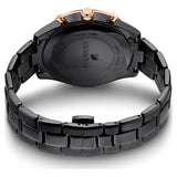Swarovski Octea Lux Sport Black Dial Black Steel Strap Unisex Watch - 5610472