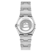 Omega Constellation Manhattan Quartz Diamonds Blue Dial Silver Steel Strap Watch for Women - 131.10.25.60.53.001