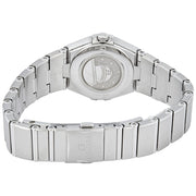 Omega Constellation Manhattan Quartz Diamonds Blue Dial Silver Steel Strap Watch for Women - 131.15.25.60.53.001