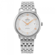 Omega De Ville Prestige Co Axial Silver Dial Silver Steel Strap Watch for Men - 424.10.40.20.02.004