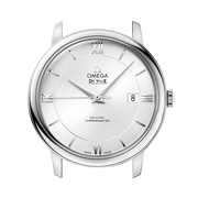 Omega De Ville Prestige Co-Axial Silver Dial Silver Steel Strap Watch for Men - 424.10.40.20.02.003