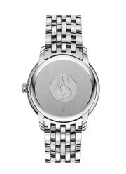 Omega De Ville Prestige Co Axial Automatic White Dial Silver Steel Strap Watch for Men - 424.10.40.20.02.005