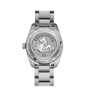 Omega Seamaster Aqua Terra Quartz Diamonds Mother of Pearl Dial Silver Steel Strap Watch for Women - 220.10.28.60.55.001