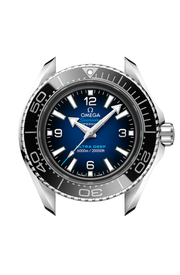 Omega Seamaster Planet Ocean 6000M Co Axial Master Chronometer Blue Dial Silver Steel Strap Watch for Men - 21530462103001