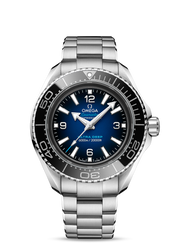 Omega Seamaster Planet Ocean 6000M Co Axial Master Chronometer Blue Dial Silver Steel Strap Watch for Men - 21530462103001